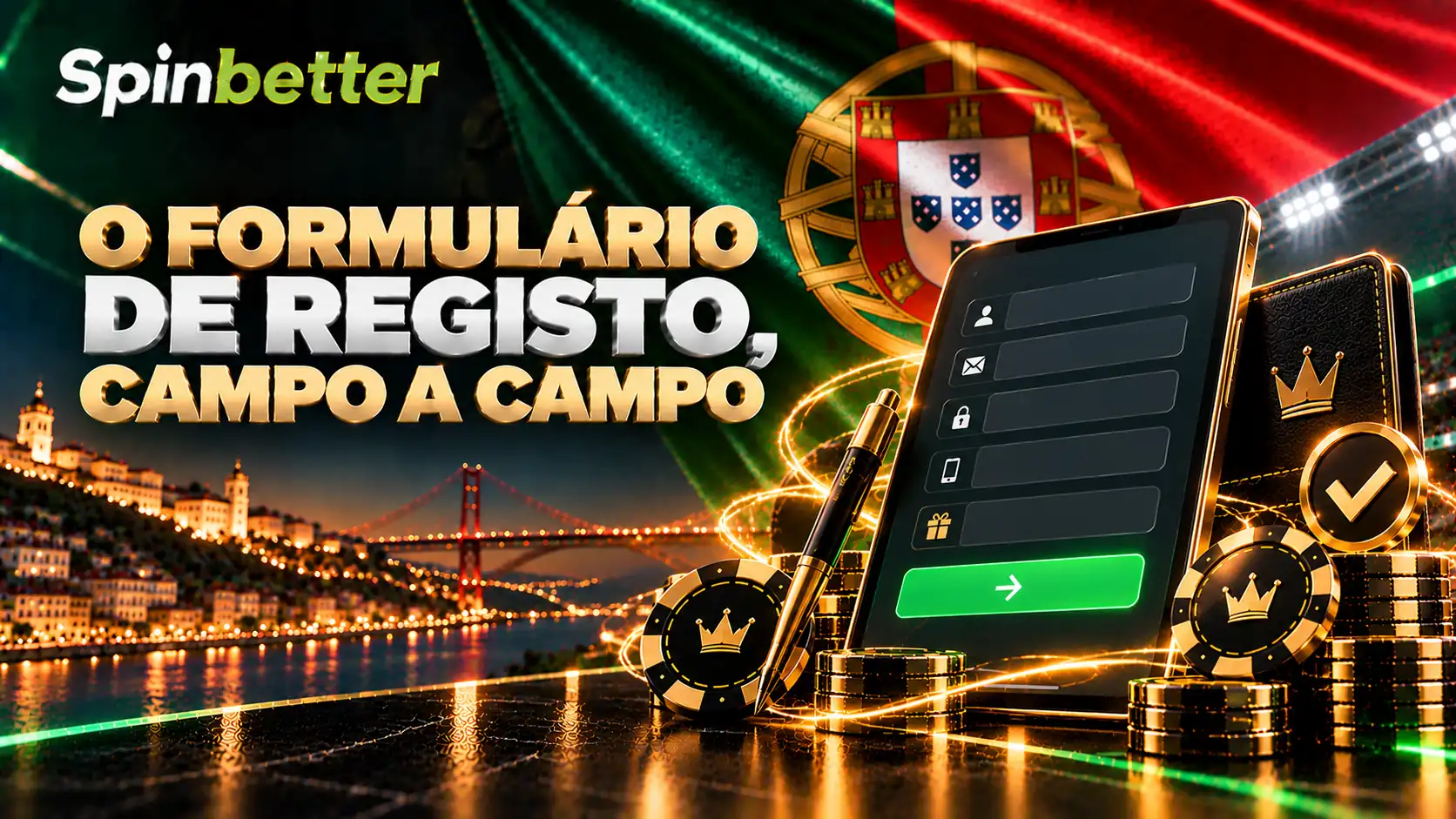O que pede o formulário de registo?